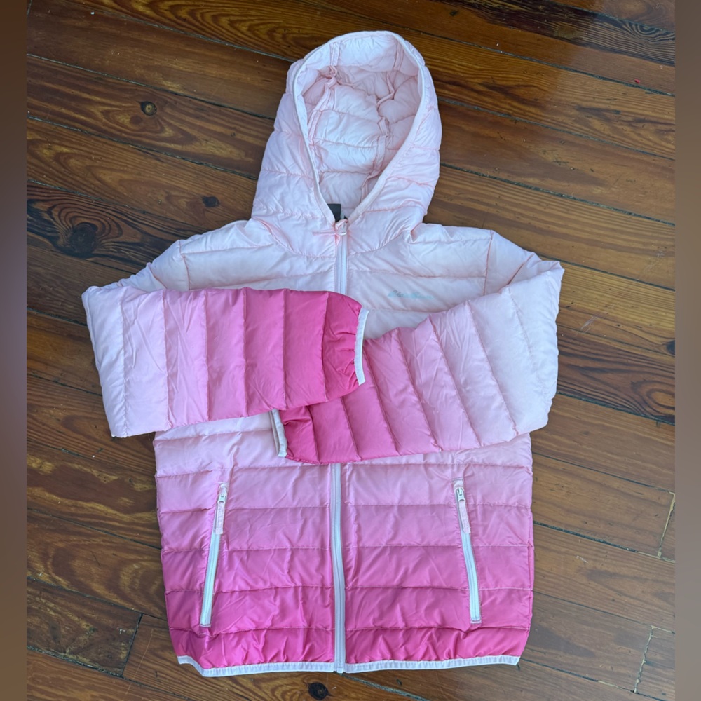 Eddie Bauer Light Pink Puffer Jacket